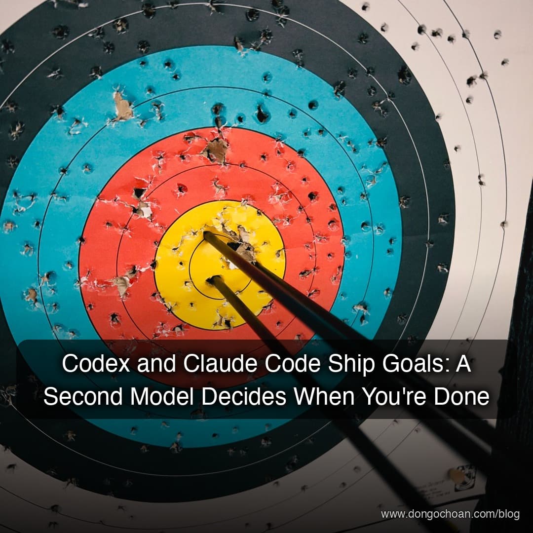 Codex and Claude Code Ship Goals: A Second Model Decides When You're Done
